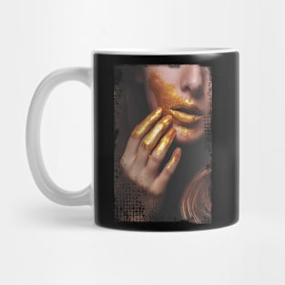 Golden Plated Mug